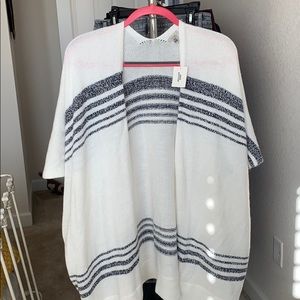 ecote lauren yarn stripe cardigan size xs/s